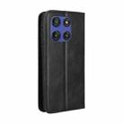 For Motorola Moto G Stylus 5G 2025 Magnetic Buckle Retro Texture Leather Phone Case(Black) - 3