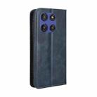 For Motorola Moto G Stylus 5G 2025 Magnetic Buckle Retro Texture Leather Phone Case(Blue) - 3