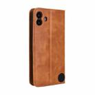 For Nothing CMF Phone 1 Magnetic Buckle Retro Texture Leather Phone Case(Brown) - 3