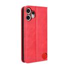 For Nothing CMF Phone 2 Pro Magnetic Buckle Retro Texture Leather Phone Case(Red) - 3