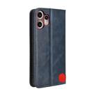 For Nothing CMF Phone 2 Pro Magnetic Buckle Retro Texture Leather Phone Case(Blue) - 3