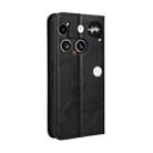For Nothing Phone 3 Magnetic Buckle Retro Texture Leather Phone Case(Black) - 3