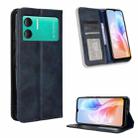 For Doogee X98 Magnetic Buckle Retro Texture Leather Phone Case(Blue) - 1