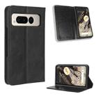 For Google Pixel Fold Magnetic Buckle Retro Texture Leather Phone Case(Black) - 1