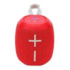 T&G TG-389 Portable Outdoor IPX5 Waterproof Wireless Bluetooth Speaker(Red) - 1