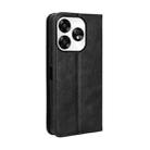 For Umidigi A15 / A15C Magnetic Buckle Retro Texture Leather Phone Case(Black) - 3