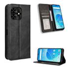 For UMIDIGI G5 / G5A Magnetic Buckle Retro Texture Leather Phone Case(Black) - 1