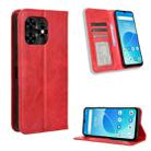 For Umidigi G5 / G5A Magnetic Buckle Retro Texture Leather Phone Case(Red) - 1