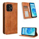 For Umidigi G5 / G5A Magnetic Buckle Retro Texture Leather Phone Case(Brown) - 1