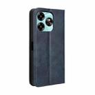 For Umidigi G6 5G Magnetic Buckle Retro Texture Leather Phone Case(Blue) - 3