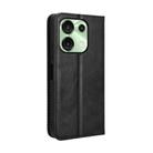 For Umidigi G9 5G Magnetic Buckle Retro Texture Leather Phone Case(Black) - 3