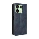 For Umidigi G9 5G Magnetic Buckle Retro Texture Leather Phone Case(Blue) - 3