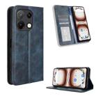 For Umidigi Note 100 / Note 100A Magnetic Buckle Retro Texture Leather Phone Case(Blue) - 1