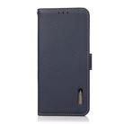 For Sony Xperia 1 VI KHAZNEH Side-Magnetic Litchi Genuine Leather RFID Case(Blue) - 2