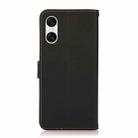 For Sony Xperia 10 VI KHAZNEH Custer Genuine Leather RFID Phone Case(Black) - 3