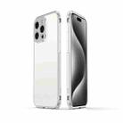 For iPhone 15 Pro Aurora Series Lens Protector + Metal Frame Phone Case(Silver) - 2