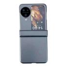 For OPPO Find N3 Flip Three-stage Pearlescent Paint PC Shockproof Phone Case(Black) - 1