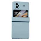 For vivo X Flip Three-stage Pearlescent Paint PC Shockproof Phone Case(Blue) - 1