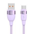 USAMS US-SJ631 U85 2m USB to Type-C 6A Aluminum Alloy Fast Charging & Data Cable(Purple) - 1