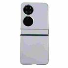 For Huawei P50 Pocket Three-stage Pearlescent Paint PC Shockproof Phone Case(Grey) - 1