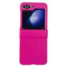For Samsung Galaxy Z Flip5 Three-stage Pearlescent Paint PC Shockproof Phone Case(Red) - 1