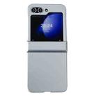 For Samsung Galaxy Z Flip5 Three-stage Pearlescent Paint PC Shockproof Phone Case(Grey) - 1