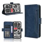 For Nothing Phone 2 Skin Feel Calf Texture Card Slots Leather Phone Case(Blue) - 1