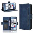 For Nothing Phone 2a Skin Feel Calf Texture Card Slots Leather Phone Case(Blue) - 1