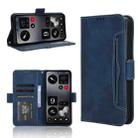 For Nothing CMF Phone 1 Skin Feel Calf Texture Card Slots Leather Phone Case(Blue) - 1