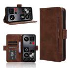 For Nothing CMF Phone 1 Skin Feel Calf Texture Card Slots Leather Phone Case(Brown) - 1