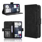 For Nothing Phone 3a Pro Skin Feel Calf Texture Card Slots Leather Phone Case(Black) - 1