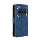 For Nothing Phone 3a Skin Feel Calf Texture Card Slots Leather Phone Case(Blue) - 3