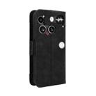 For Nothing Phone 3 Skin Feel Calf Texture Card Slots Leather Phone Case(Black) - 3