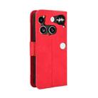 For Nothing Phone 3 Skin Feel Calf Texture Card Slots Leather Phone Case(Red) - 3