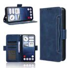 For Nothing Phone 3 Skin Feel Calf Texture Card Slots Leather Phone Case(Blue) - 1