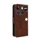 For Nothing Phone 3 Skin Feel Calf Texture Card Slots Leather Phone Case(Brown) - 3