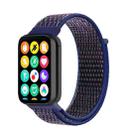 For Xiaomi Mi Band 8 Pro Nylon Loop Watch Band(Indigo Blue) - 1