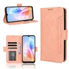 For Doogee X98 Skin Feel Calf Texture Card Slots Leather Phone Case(Pink) - 1