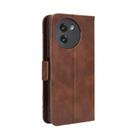 For Doogee Note 59 / Note 59 Pro Skin Feel Calf Texture Card Slots Leather Phone Case(Brown) - 3