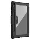 For Samsung Galaxy Tab S10 FE NILLKIN Bumper Pro Multi-angle Folding Style Tablet Leather Case(Black) - 3