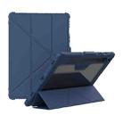 For Samsung Galaxy Tab S10 FE NILLKIN Bumper Pro Multi-angle Folding Style Tablet Leather Case(Blue) - 1