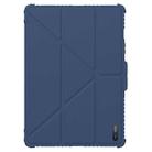 For Samsung Galaxy Tab S10 FE NILLKIN Bumper Pro Multi-angle Folding Style Tablet Leather Case(Blue) - 2
