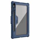 For Samsung Galaxy Tab S10 FE NILLKIN Bumper Pro Multi-angle Folding Style Tablet Leather Case(Blue) - 3