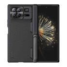 For Xiaomi Mix Fold 3 NILLKIN Frosted Fold PC + TPU Phone Case with Holder(Black) - 1