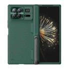 For Xiaomi Mix Fold 3 NILLKIN Frosted Fold PC + TPU Phone Case with Holder(Green) - 1