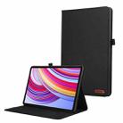 For Xiaomi Redmi Pad Pro 12.1 Fabric Leather Tablet Case(Black) - 1