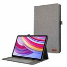 For Xiaomi Redmi Pad Pro 12.1 Fabric Leather Tablet Case(Grey) - 1