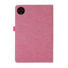 For Xiaomi Redmi Pad SE 8.7 4G Fabric Leather Tablet Case(Rose Red) - 3