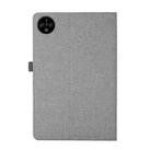 For Xiaomi Redmi Pad SE 8.7 4G Fabric Leather Tablet Case(Grey) - 3