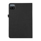 For Xiaomi Pad 7 / 7 Pro Fabric Leather Tablet Case(Black) - 3